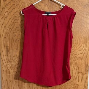 The Limited Red Sleeveless Blouse
